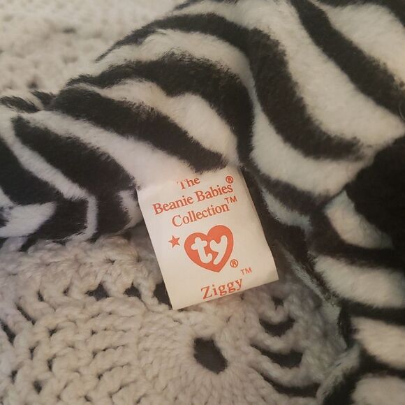 Vintage 1995 Ty Beanie Baby ZIGGY the Zebra - Picture 7 of 8